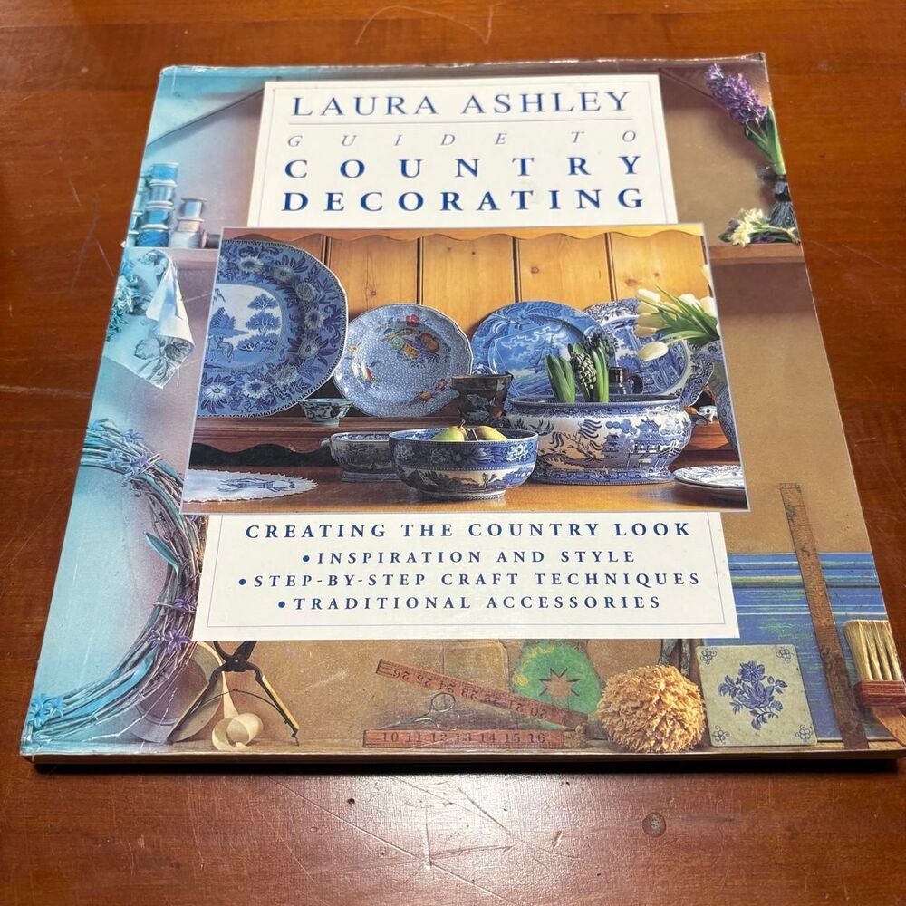 Cottagecore Laura Ashley Guide to Country Decorating Hardcover Book